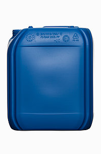 Plastic canister: 20,0 liter, colour: blue