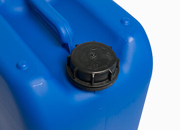 Kunststoffkanister: 22,0 Liter, Farbe: blau