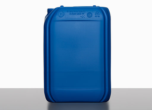 Kunststoffkanister: 25,0 Liter, Farbe: blau