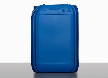 Kunststoffkanister: 25,0 Liter, Farbe: blau