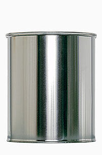 Weißblechdose: 2,7 Liter, Farbe: blank