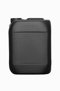 Plastic canister: 5,0 liter, colour: black