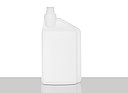 Kunststoff Dosierflasche 1-Neck/20: 1,0 Liter, Farbe: natur
