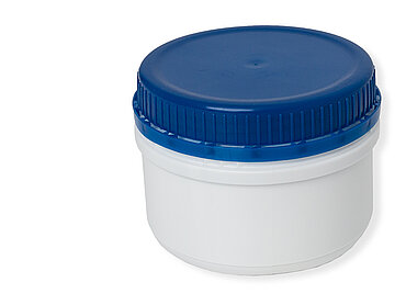 UN screw cap can: 250 milliliter, colour: white UN screw cap can: 250 milliliter, colour: white