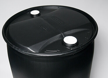 Plastic tight head drum explosion protected: 220,0 liter, colour: black