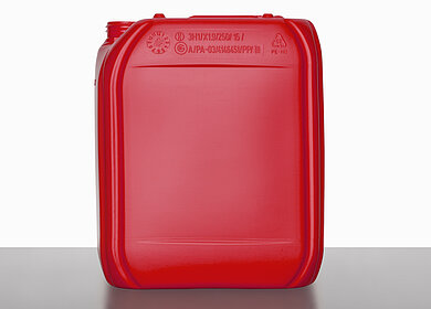 Kunststoffkanister: 20,0 Liter, Farbe: rot