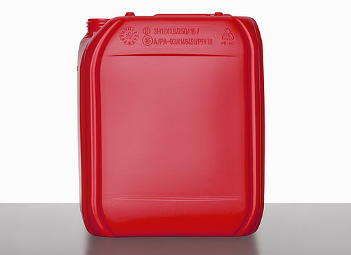 Kunststoffkanister: 20,0 Liter, Farbe: rot