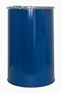 Stahlblech Deckelfass i.l.: 210,5 Liter, Farbe: blau RAL 5010