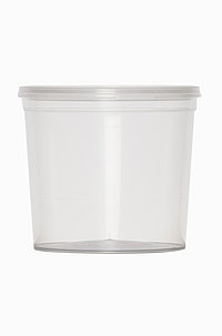 Laboratory cup: 300 milliliter, colour: clear transparent