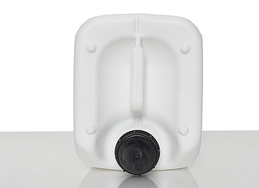 Kunststoff Kanister: 10,0 Liter, Farbe: weiß