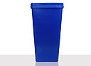 Kunststoff Rechteckeimer: 65,0 Liter, Farbe: blau