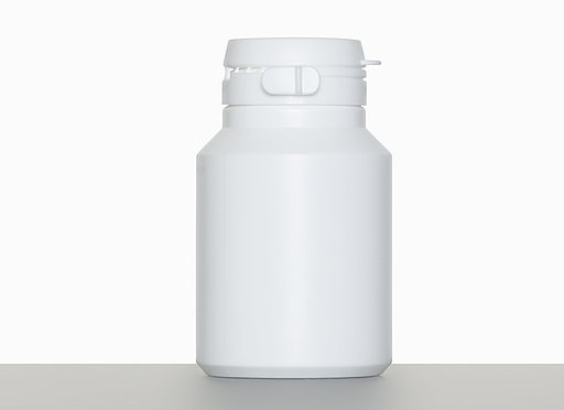 Standard can with tamper proof seal: 75 milliliter, colour: white