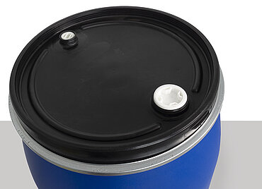 Open head drum: 220,0 liter, colour: blue Open head drum: 220,0 liter, colour: blue