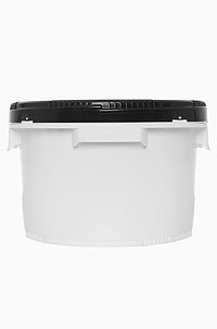 Kunststoff Schraubdeckeleimer Click Pack: 10,0 Liter, Farbe: weiß