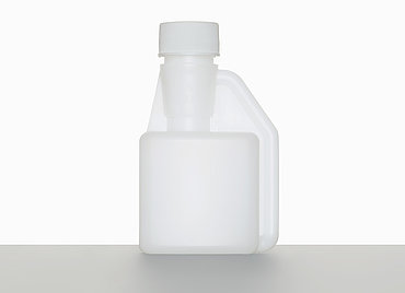 Kunststoff Dosierflasche 1-Neck/6: 100 Milliliter, Farbe: natur