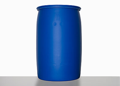 Kunststoff Spundfass L-Ring: 220,0 Liter, Farbe: blau