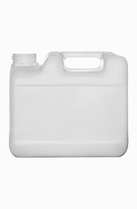 Plastic canister: 5,0 liter, colour: natural