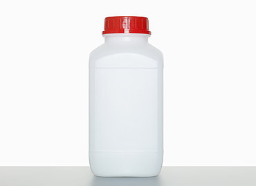 Kunststoff Chemikalienflasche: 4,0 Liter, Farbe: natur
