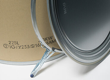 Fiber drum NTR: 225,0 liter, colour: natural Fiber drum NTR: 225,0 liter, colour: natural