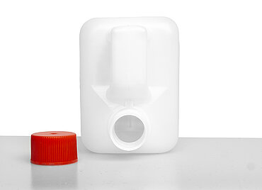 Plastic canister: 500 milliliter, colour: natural