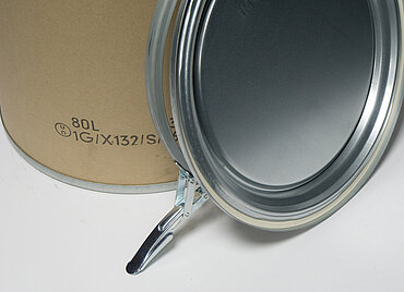 Fiber drum NTR: 80,0 liter, colour: natural Fiber drum NTR: 80,0 liter, colour: natural