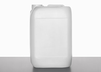 Plastic canister: 6,0 liter, colour: natural
