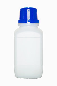 Chemical bottle: 250 milliliter, colour: natural