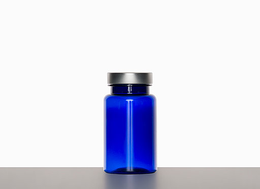 PET Packer: 150 Milliliter, Farbe: kobaltblau