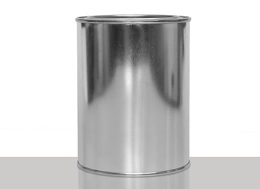 Ring lid can: 500 milliliter, colour: blank