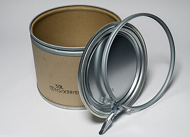 Fibertrommel: 30,0 Liter, Farbe: natur Fibertrommel: 30,0 Liter, Farbe: natur