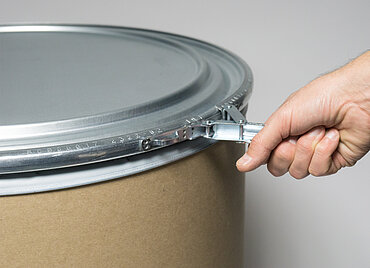 Fiber drum NTR: 200,0 liter, colour: natural Fiber drum NTR: 200,0 liter, colour: natural