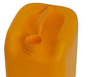 Plastic canister: 5,0 liter, colour: orange Plastic canister: 5,0 liter, colour: orange