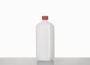 Kunststoff Gefahrgutflasche: 1,0 Liter, Farbe: natur