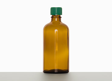 Dropper bottle: 100 milliliter, colour: brown