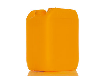 Plastic canister: 5,0 liter, colour: orange Plastic canister: 5,0 liter, colour: orange