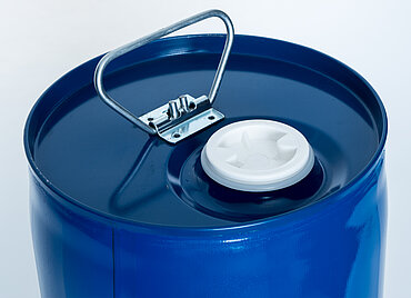 Stahlblech Kombi-Kanne: 12,0 Liter, Farbe: blau RAL 5010 Stahlblech Kombi-Kanne: 12,0 Liter, Farbe: blau RAL 5010