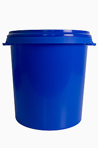 Plastic hobbock: 30,0 liter, colour: blue