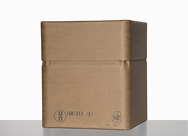 Fiber drum ECO: 40,0 liter, colour: natural