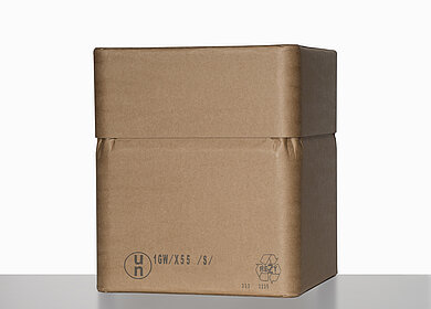 Fiber drum ECO: 60,0 liter, colour: natural