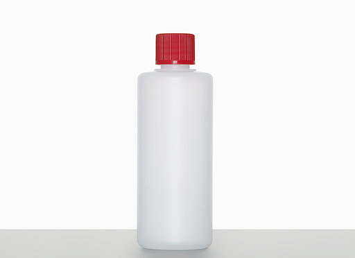 Kunststoff Rundflasche R 100/18: 100 Milliliter, Farbe: natur