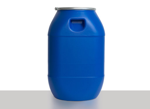 Open head drum: 60,0 liter, colour: blue