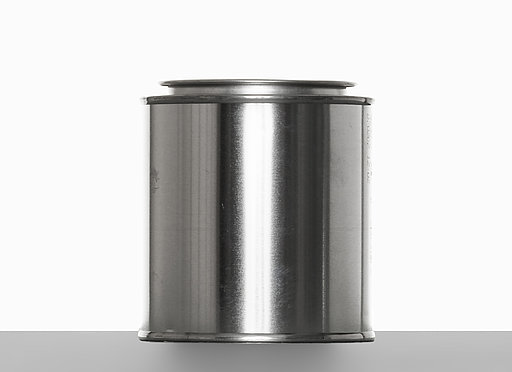 Ring lid can: 250 milliliter, colour: blank