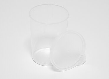 Probenbecher: 200 Milliliter, Farbe: natur
