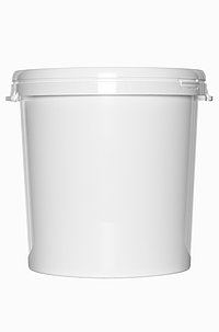 Kunststoff Hobbock: 32,0 Liter, Farbe: weiß