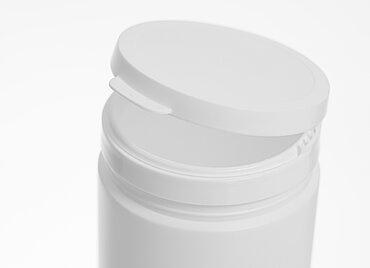 Kunststoff Stülpdeckeldose OV Spezial: 400 Milliliter, Farbe: weiß Kunststoff Stülpdeckeldose OV Spezial: 400 Milliliter, Farbe: weiß