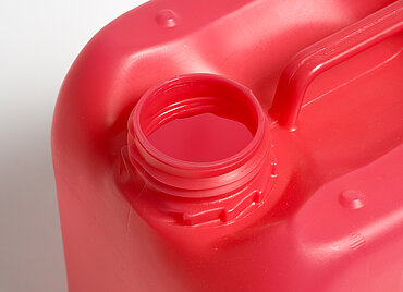 Kunststoffkanister: 5,0 Liter, Farbe: rot Kunststoffkanister: 5,0 Liter, Farbe: rot