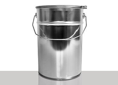 Weißblecheimer: 12,0 Liter, Farbe: blank