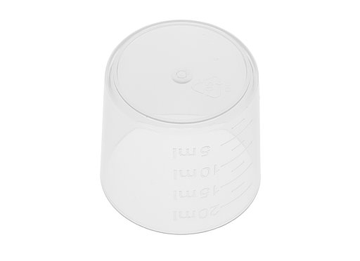 Messbecher: 20 Milliliter, Farbe: klar transparent