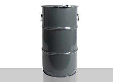 Stahlblech Hobbock mit einem Nennvolumen von 60 Liter