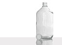 Light packaging bottle: 1,0 liter, colour: brown